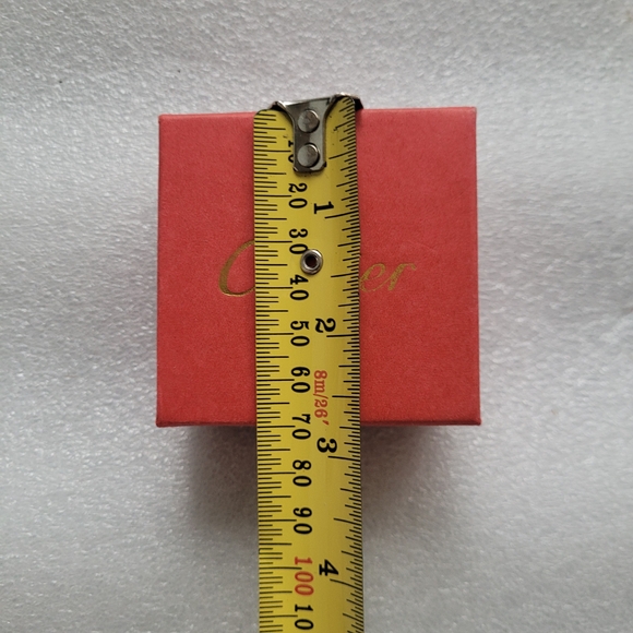 Cartier Red Gift Box with Gold Lettering - Picture 10 of 12
